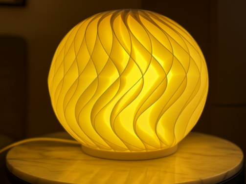 Spherical Petal Lamp
