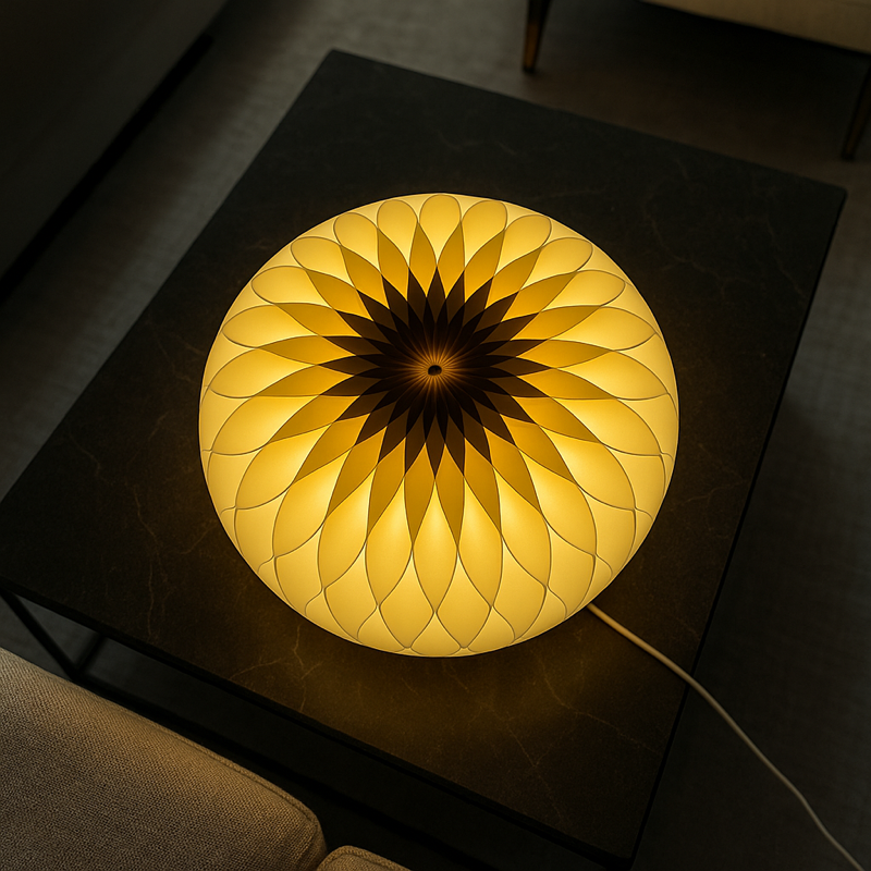 Spherical Petal Lamp